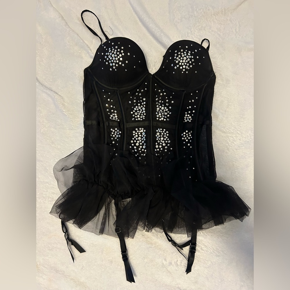 VS rhinestone teddy